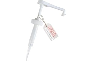 EBUN Gallon Pump Dispenser for Dog Shampoo, Soap, Oil, Detergent – Heavy Duty 38/400 Fits 1 & 5 Gallon Jugs, Leakproof, BPA-Free, Stainless Steel Spring, 1/4 oz Precise Dispensing, Adapter & Spout Cap