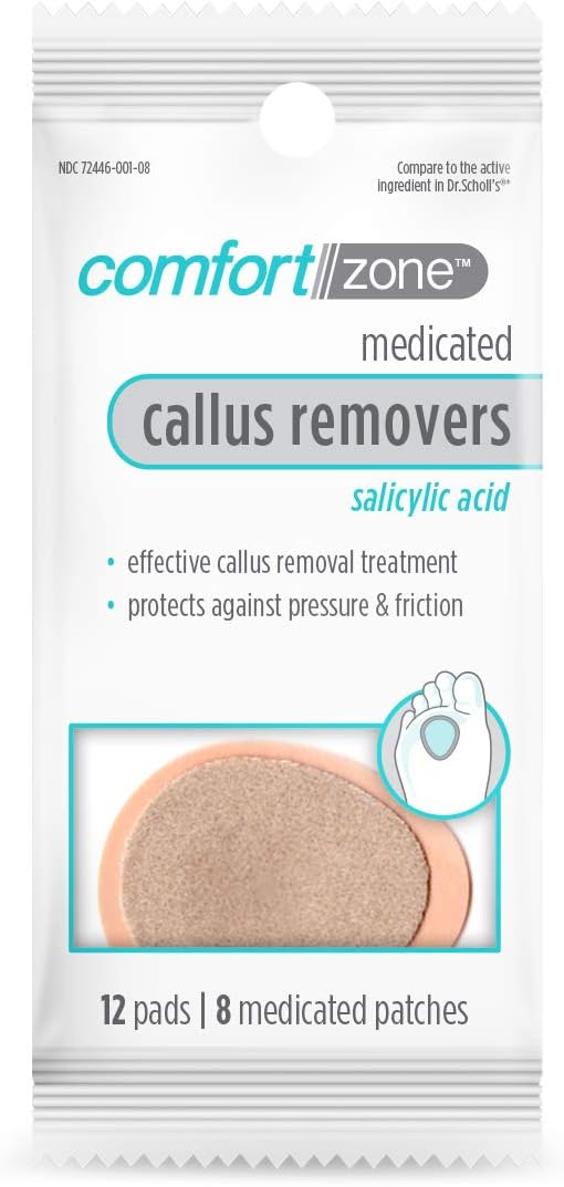 Comfort Zone Medicated Callus Removers, Effective Callus Removal Treatment with Salicylic Acid, 1 Pack: Health & Personal Care