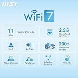 MSI Roamii BE Pro Mesh System 2 Pack – WiFi 7 Tri-Band 11Gbps 2.5Gbps Ports view 2