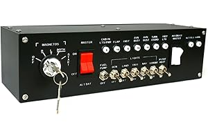 Meza-Ignition Panel for Flight Simulator game MSFS2020, X-Plane for a Home Cockpit or Standalone use on a Desk