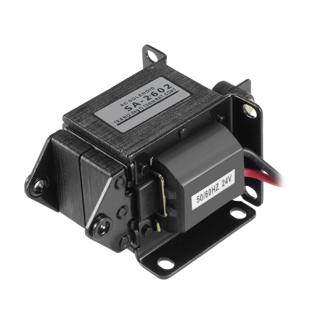 sourcingmap AC24V SA-2602 Energy Saving AC Tractive Magnet Solenoid Electromagnet