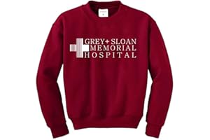 JYHOPE Grey Sloan Memorial Hospital Cute Sweatshirt Long Sleeve T-Shirts Teens Girls Pullover Tops