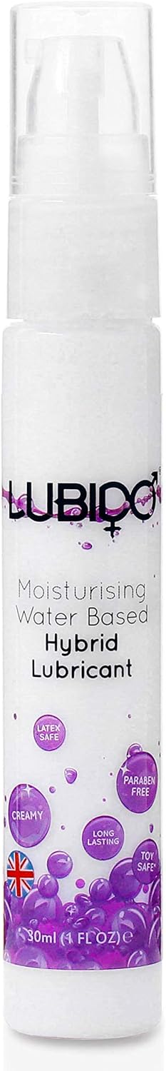 Lubido Hybrid Paraben Free Moisturising Creamy Gel Lube - 30ml, White, 30 ml (Pack of 1)
