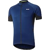 ARSUXEO Men's Short Sleeves Cycling Jersey Bicycle Biking Bike Shirt 636