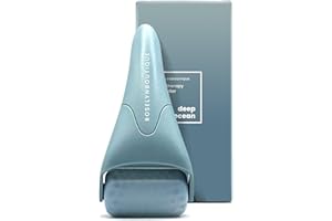 ROSELYNBOUTIQUE Ice Roller for Face Wrinkles Fine Lines Puffiness Stick Massager Facial Skin Care Tools Self Care Gifts for Men Women (Deep Ocean)
