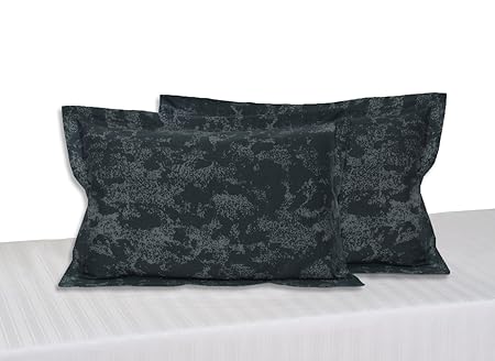 Swayam Deal Collection 2 Piece Cotton Pillow Cover - Grey