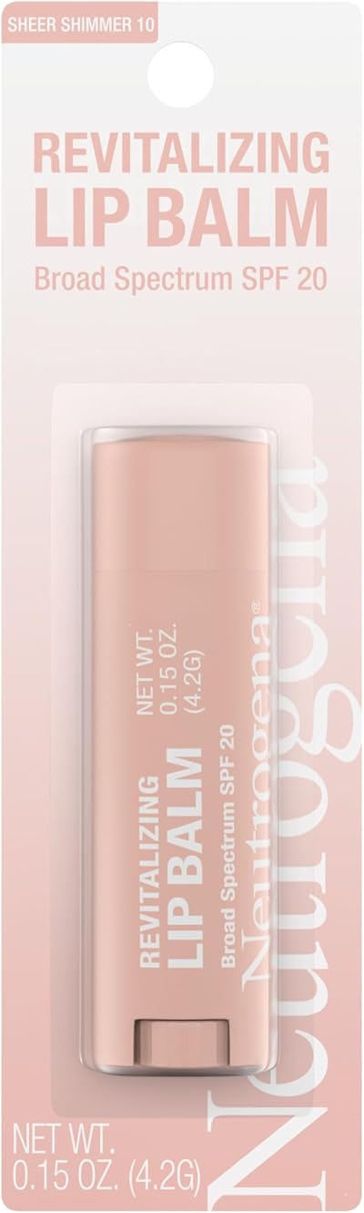 Neutrogena Revitalizing Lip Balm SPF 20 Sheer Shimmer 10