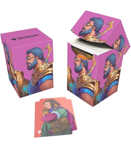 thumbnail interactive-video image 1 of Magic: The Gathering Deck Box – Ajani Design (Brand New) 1 of 3