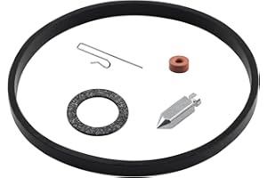 HONKADOR 056-154 Replacement Tecumseh Float Valve Kit, Carburetor Needle Seat Bowl Gasket Rebuild Repair Kit, Replace Tecumseh 631021 631021B 631021A V40 V50 V60 VM80 H30, for Tecumseh Carburetor Rebuild Kit