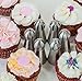 Russian Sphere Icing Nozzles and Ball Piping Tips. 8 pc Set for Decorating Cupcakes and Pastries