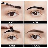 Maybelline Tattoo Brow Peel Off Eyebrow Gel Tint Dark Brown Duo Bundle view 4