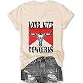 Western Country Shirt for Women Cowgirl Cartoon Boots V Neck Short Sleeve Tops Vintage Cowboy Graphic Tees