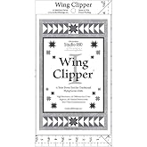 Studio 180 Design | Deb Tucker&rsquo;s | Wing Clipper&trade; Quilting Tool &ndash; Trim Down for Perfect Flying Geese Units Every Time | 10 Sizes, Oversize &amp; Trim Method, Acrylic Ruler