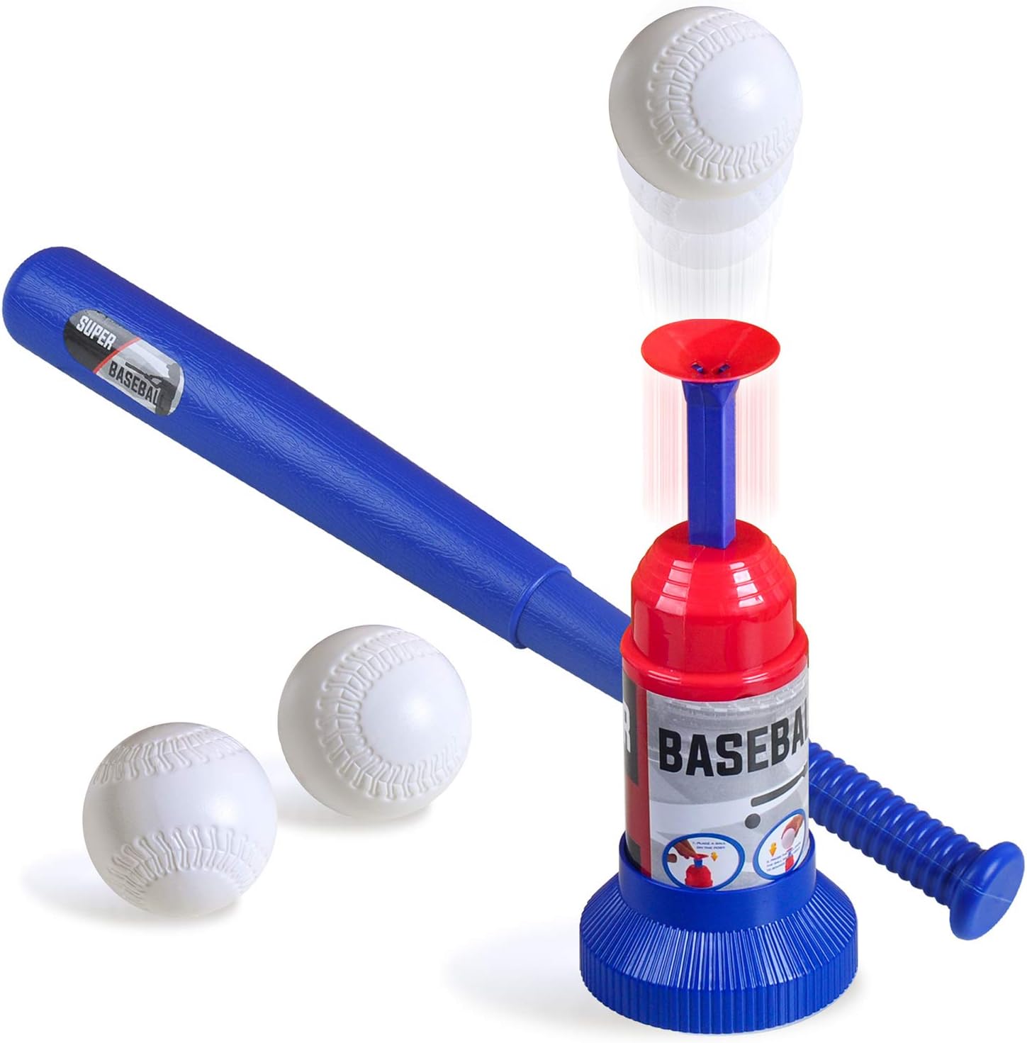 plastic tee ball set