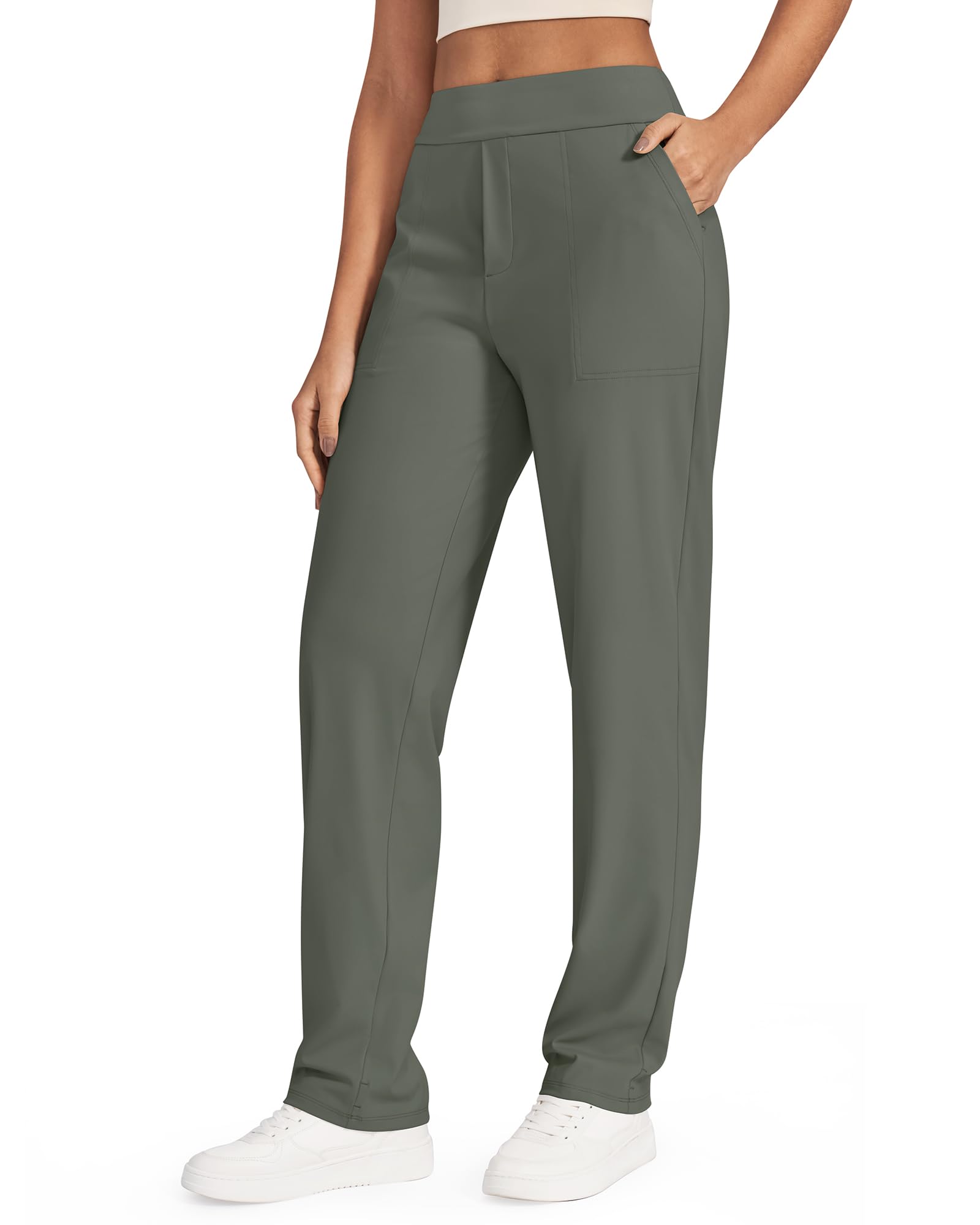 G4Free Wide Legs Athletic Pants for Women Basic