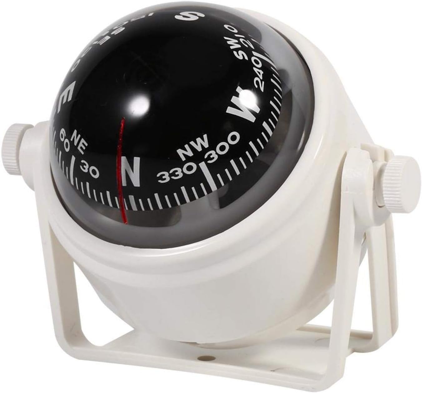 Multi-purpose Compass for Car Dashboard, Marine Compass for Boats Dash Mount for Boat Caravan Truck(white): Automotive