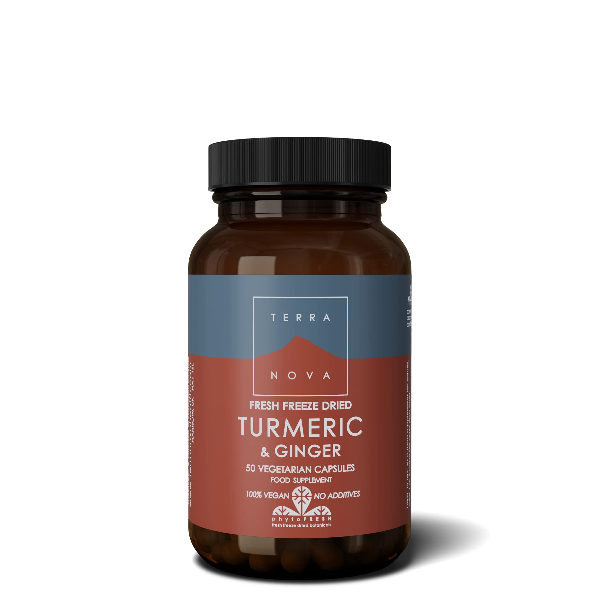 TERRANOVA Turmeric & Ginger - 50 Vegicaps