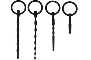 Chrontier Urethral Sounds Silicone Plug Beads Urethral Catheter Tube Tip Beginners Set Urethral Dilator Insert Masturbation R