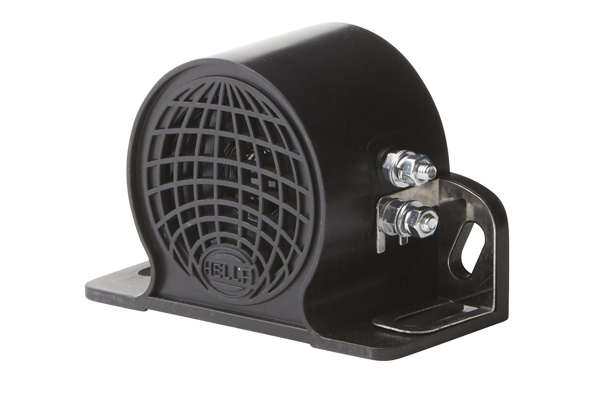 HELLA Back-up Alarm BM10 - 110dB(A) - Loud Tone - Housing Colour: Black - Bolted - Plug: Screw Contact - Quantity: 1 - 3SL 009 148-161
