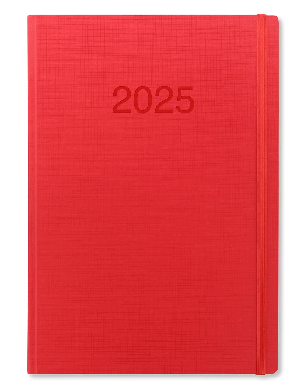 Letts of London Memo A4 week to view 2025 diary - red