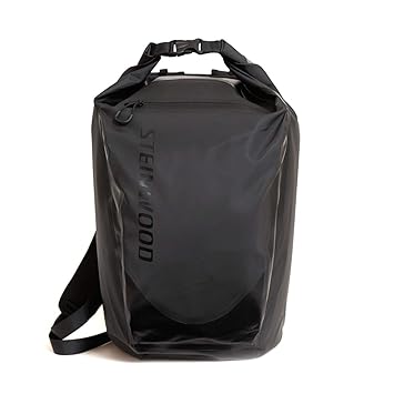 Steinwood Waterproof Dry-Bag 35L Multifunktions-Rucksack - Roll-Top Outdoor-Backpack - Daypack wasserdicht mit Taschen für La