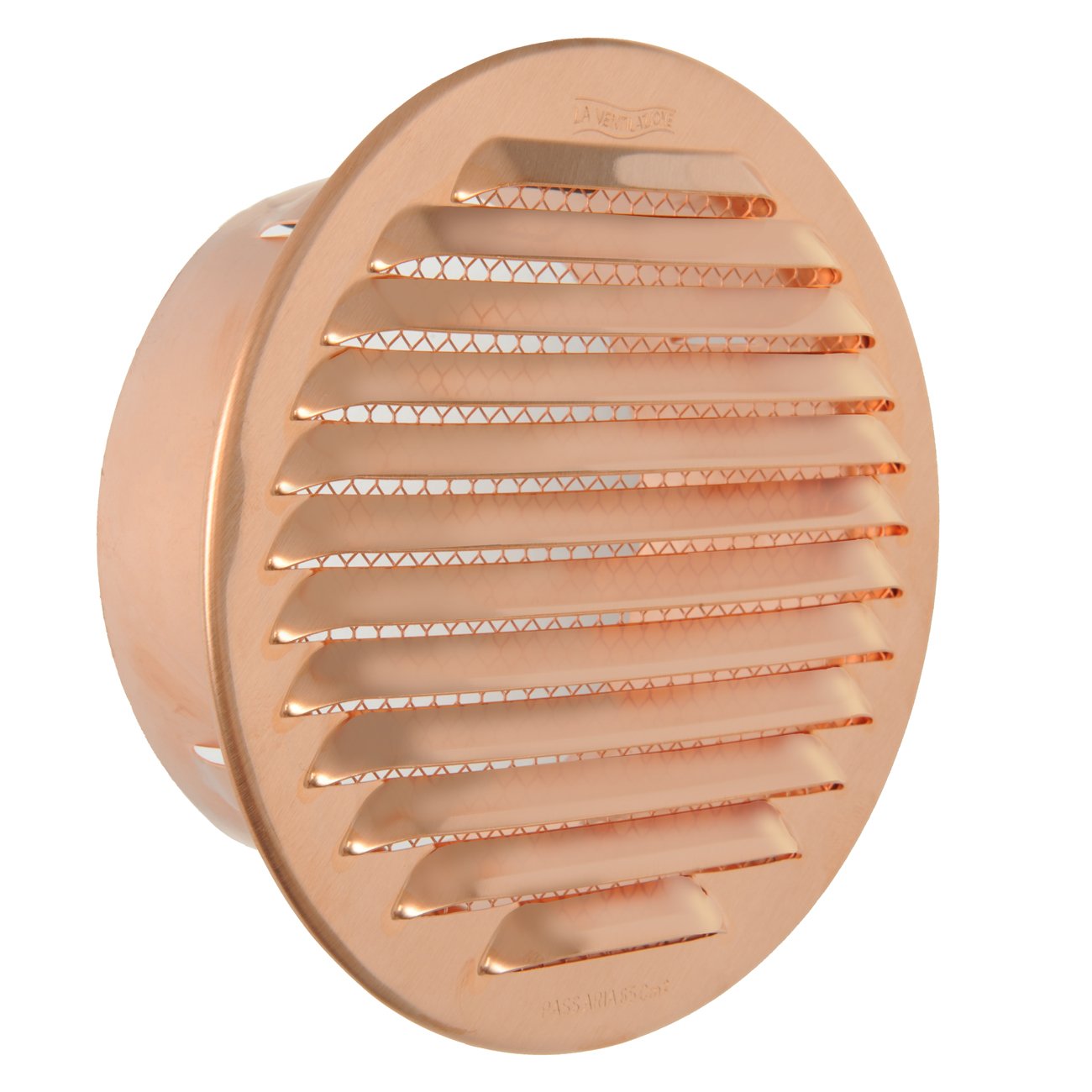 The gtr125r-y Ventilation Grill Round Recessed, Copper, 150 mm