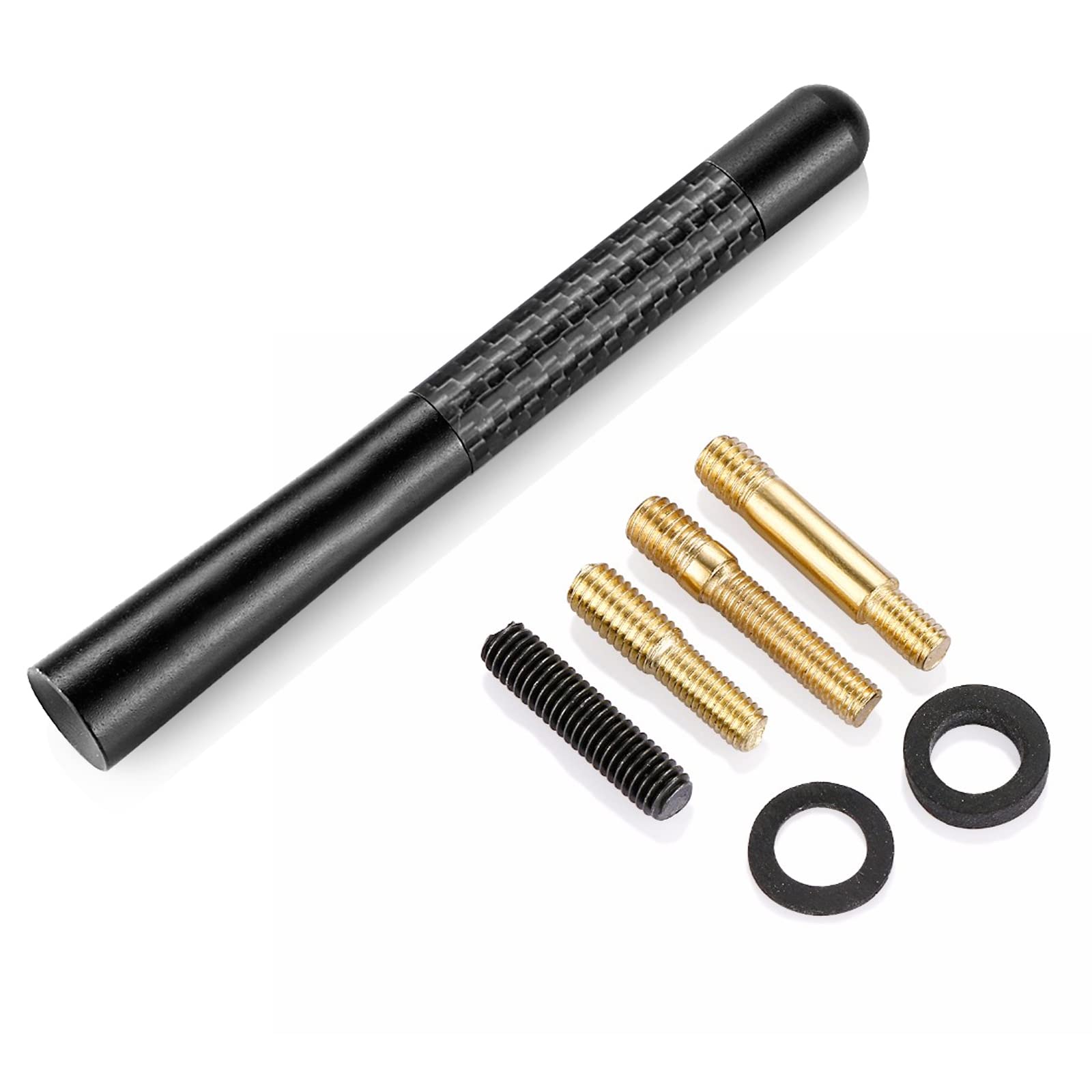 Photo 1 of SaferCCTV Carbon Fiber Car Antenna Compatible with Mitsubishi Lancer Evolution Lancer Sportback Mirage Galant Outlander Sport