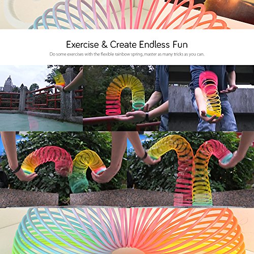 5 DUUTY+Plastic+Rainbow+Springs+Slinkies