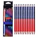 Looneng Red & Blue Checking Pencil - Triangle Jumbo Size - 12 Pack