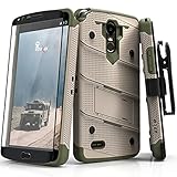 LG Stylo 3 Case, Zizo [Bolt Series] w/ [LG Stylo 3 Screen Protector] Kickstand [12 ft. Military Grade Drop Tested] Holster Belt Clip- LG Stylo 3 Plus