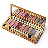 9 Colors Diamond Bright Colorful Eye Shadow Palette Glitter Eyeshadow Palette with Mirror
