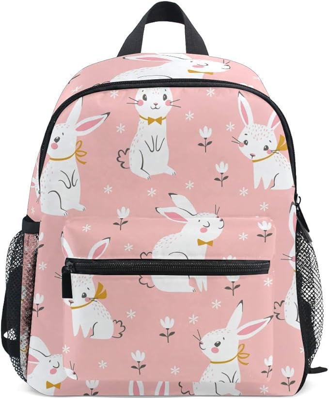 Unimagic Toddler Kids Backpack Bunny Rabbit Pattern 12