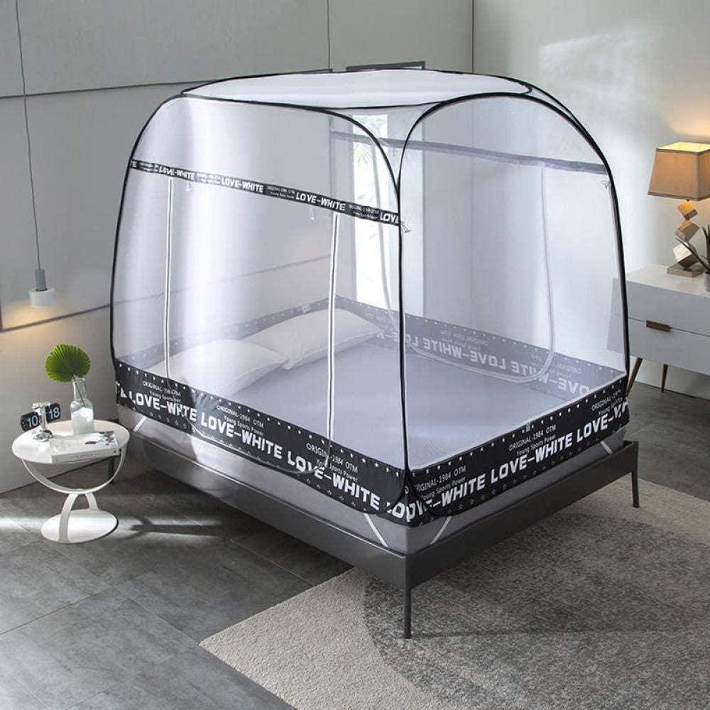 GYPPG Portable Pop Up Anti Mosquito Net Tent Yurt Dome Net Folding Mosquito Nets with 3 Openings
