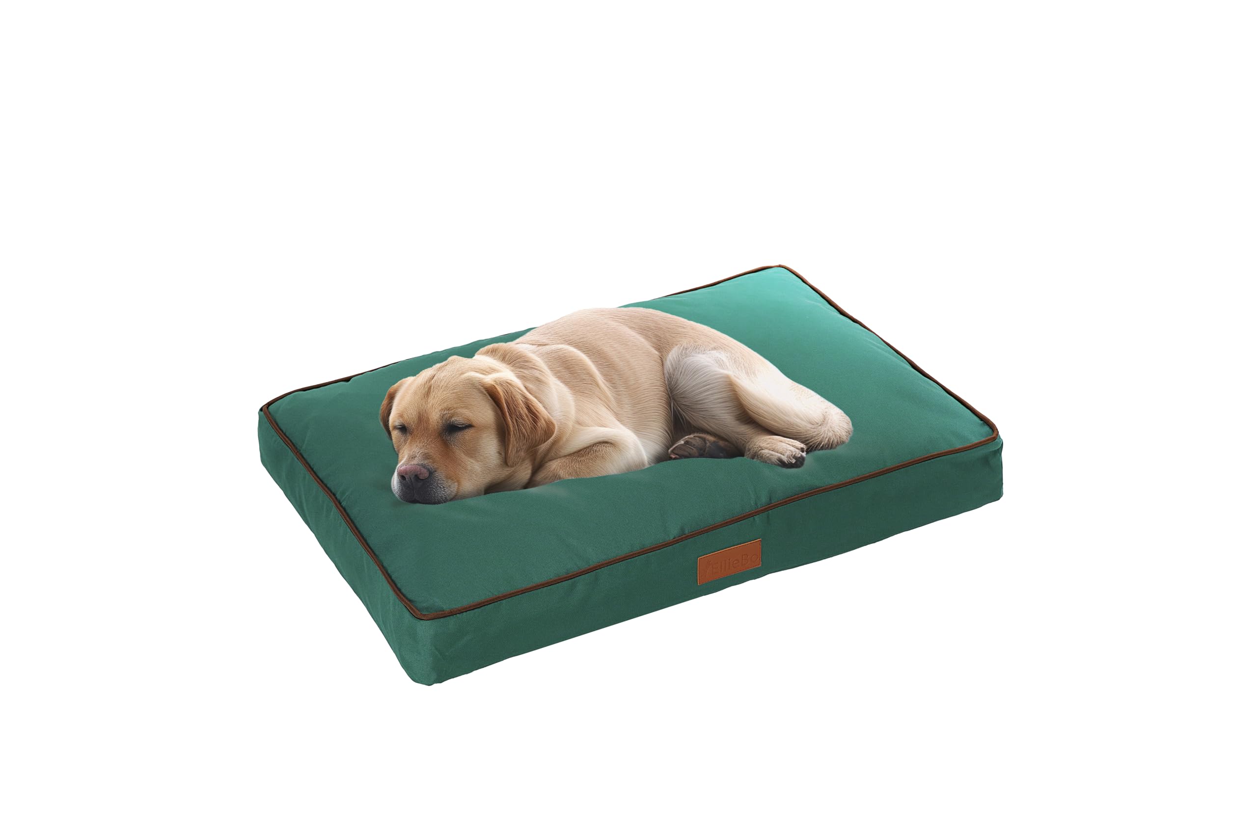 Ellie-Bo Large Dog Bed for 36-inch Dog Cage/Crate - Green Water Resistant