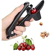 Snocciolatore Per Olive E Ciliegie In Plastica E Acciaio, Colore Viola - Gadget Da Cucina