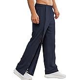 Deyeek Men's Tear Away Pants 2 Side Full Open Bottom Sweatpants Loose Fit Casual Adaptive Post Surgery Pants with Pockets