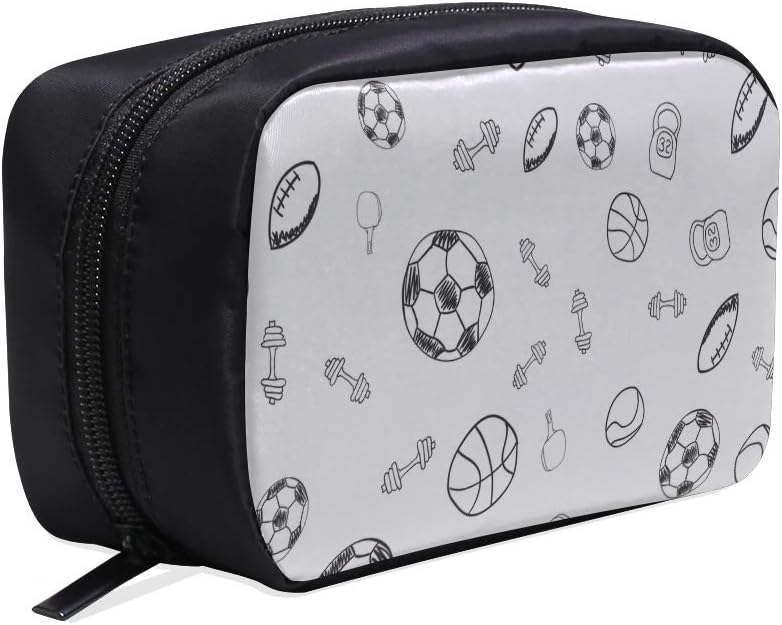 Toiletry Bag Holder Basketball Cartoon Sport Toys Womem Travel Bag Toiletries Bag Cosmetic Organizer Travel Bag Cosmetic Bags Multifunction Case Childrens Fashion Bag