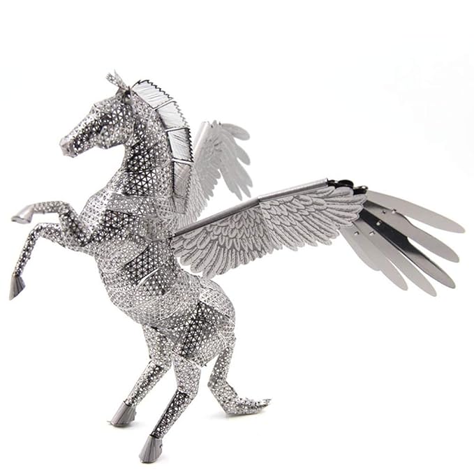 Mircroworld 3D Metall Nano Puzzle Pegasus Model Kits Z004-S DIY 3D Laserschnitt Modell-Bausatz Spielzeug