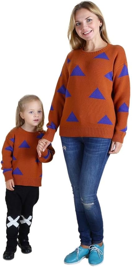 Felpa Padre E Figlio Felpa Della Mamma Figlia Felpa A Set Familiare Da Bambina Per Donna Per Maglia Sueteres Lmmvp 4t Bebe Arancione Amazon It Bellezza