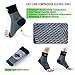 Plantar Fasciitis Pain Relief Recovery Kit - 9 PCs - Foot Compression Sleeves, Heel Protectors, Cushioned Arch Support Wraps & Inserts, Foot Massage Ball- Instruction Guide Included (S/M)