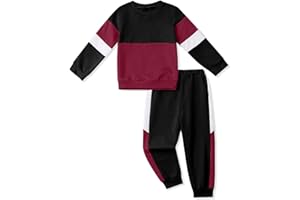 Hevemexy Toddler Boy Clothes Long Sleeve Hoodie Sweatsuits Tops and Pants 2Pcs Boys Fall Winter Outfits Set
