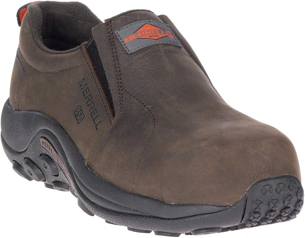 men's moab rover moc comp toe work shoe wide width