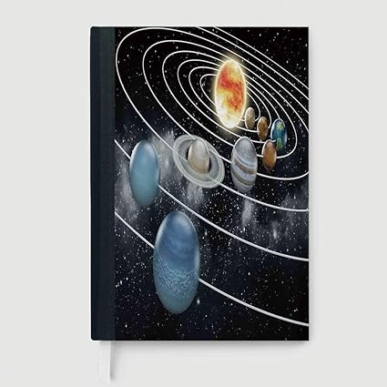 Amazoncom Composition Booknotebook Galaxy Solar System