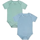 Jimonda Baby Bodysuits Rayon from Bamboo Short Sleeve Baby Boys Girls Rompers Soft Outfits Newborn Clothes