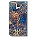 Bfun Packing Bcov Gorgeous Colours Circle Card Slot Wallet Leather Cover Case for Samsung Galaxy S5