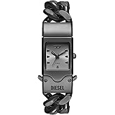 Diesel Men's Closer Three-Hand Gunmetal Stainless Steel Watch (Model: DZ2227)
