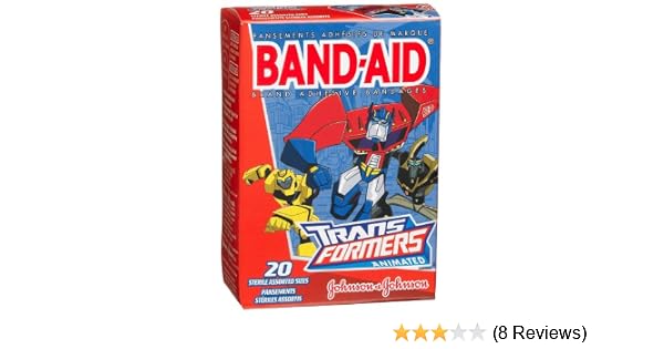 Johnson&Johnson band-aid brand transformers assorted adhesive bandages - 20 ct (381371040193)