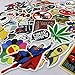 Voljee Cool Vinyl Stickers for Laptop,Bedroom,Car,Luggage,Bike,Bicycle,Skateboard,Snowboard,Bumper,PS4,XBOX ONE | Random Decal Pattern 100PCS