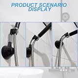 FralnFit Shower Head Holder ABS No Drilling Adjustable 360° Self Adhesive Wall view 4