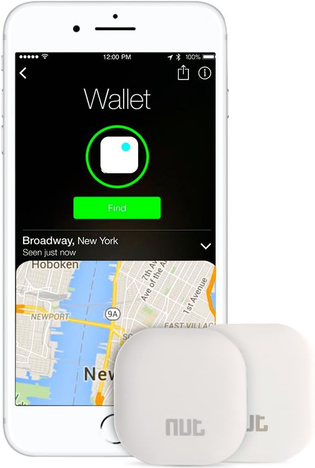 Anti-Loss Bluetooth Tracker, Key Finder, Phone Finder to Find Everything Easy, Wireless Tracker Anything with App (2Pack)